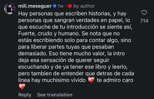 Reseña 1 de lectores de Carolina Müller